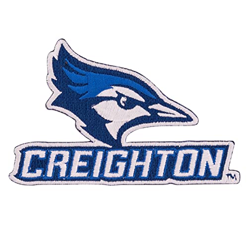 Creighton University Patch CU Bluejays bestickte Applikation zum Aufnähen oder Aufbügeln Blazer Jackentasche (Patch – Design A) von Desert Cactus