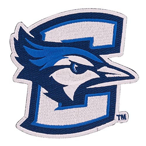 Creighton University Patch CU Bluejays bestickte Aufnäher zum Aufnähen oder Aufbügeln Blazer Jackentasche (Patch – Design B) von Desert Cactus