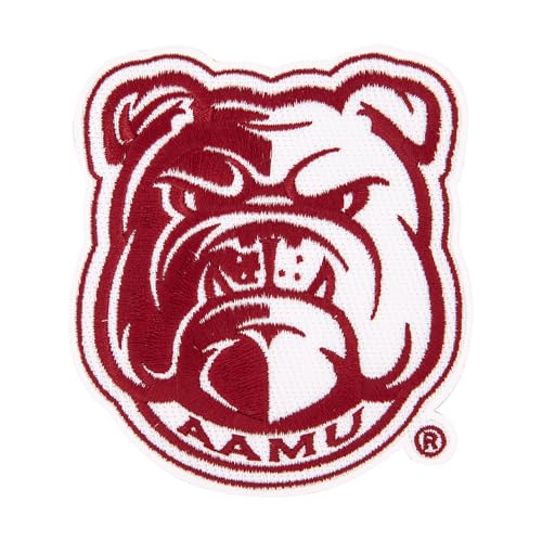 Desert Cactus Alabama A&M University Bulldogs AAMU bestickte Aufnäher zum Aufnähen oder Aufbügeln auf Blazer Jacke Tasche (Patch B) von Desert Cactus