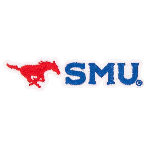 Desert Cactus Southern Methodist University Patch – bestickte Aufnäher zum Aufbügeln oder Aufnähen für Blazer, Jacken, Rucksäcke, Taschen, Hüte und taktische Ausrüstung – SMU Mustangs (Patch – Design von Desert Cactus