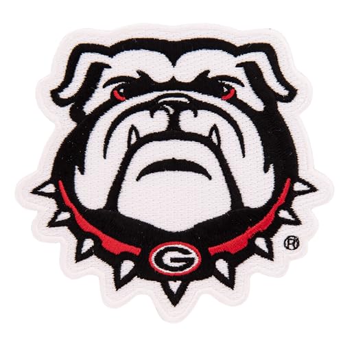 Desert Cactus University of Georgia Patch Bulldogs UGA Dawgs Embroidered Patches Applique Sew or Iron On Blazer Jacket Bag (Patch - Design B) von Desert Cactus