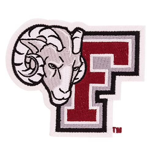 Fordham University Patch FU Rams bestickte Applikation zum Aufnähen oder Aufbügeln Blazer Jackentasche (Patch – Design A) von Desert Cactus