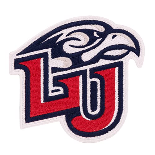 Liberty University Patch Mountain Hawks bestickter Aufnäher zum Aufnähen oder Aufbügeln Blazer Jackentasche (Patch – Design A) von Desert Cactus