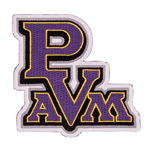 Prairie View A&M University Patch Panthers PVAMU Bestickter Applikation Patch zum Aufnähen oder Aufbügeln Blazer Jackentasche (Patch – Design A) von Desert Cactus