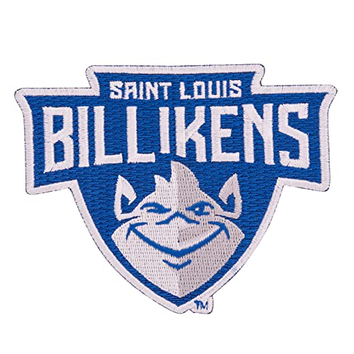 Saint Louis University Patch Billikens SLU Bestickter Aufnäher zum Aufnähen oder Aufbügeln Blazer Jackentasche (Patch – Design A) von Desert Cactus