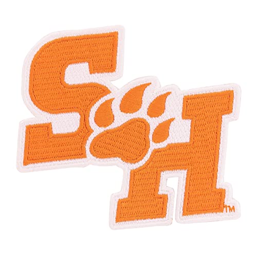 Sam Houston University Patch SHSU Bearkats Bestickte Applikation Patch zum Aufnähen oder Aufbügeln Blazer Jackentasche (Patch – Design A) von Desert Cactus