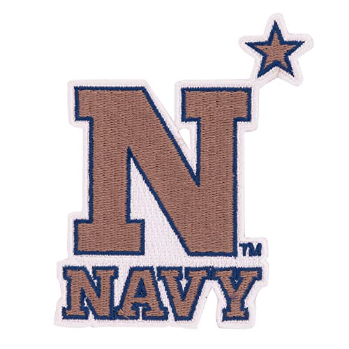 United States Naval Academy Patch Midshipmen Navy USNA bestickte Applikation Patch zum Aufnähen oder Aufbügeln Blazer Jackentasche (Patch – Design A) von Desert Cactus