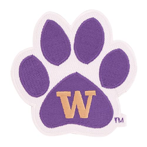 University of Washington Patch U of W UW Huskies Husky bestickter Applikation Patch zum Aufnähen oder Aufbügeln Blazer Jackentasche (Patch – Design B) von Desert Cactus