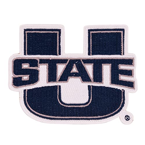 Utah State University Patch USU Aggies Bestickte Applikation Patch zum Aufnähen oder Aufbügeln Blazer Jackentasche (Patch – Design A) von Desert Cactus