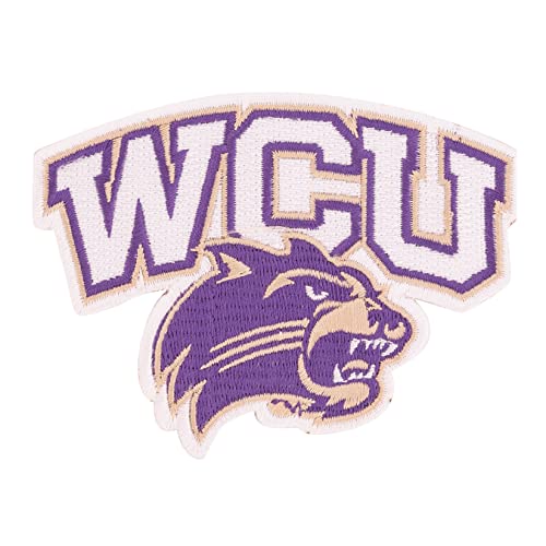 Western Carolina University Patch Catamount WCU Bestickter Applikation Patch zum Aufnähen oder Aufbügeln Blazer Jackentasche (Patch – Design A) von Desert Cactus