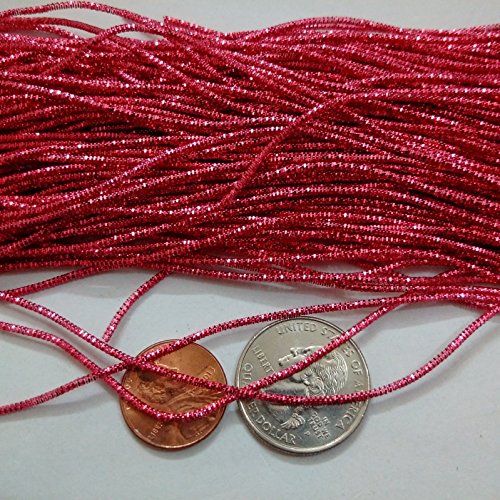 20 + Farben – französischer Metalldraht, Kordelrolle, Edelstahldraht, Grobprüfung, 3,80 m Antique Fuchsia von Desi Hawker