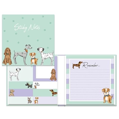 Design By Violet Pawsome Pals Haftnotizen-Set, selbstklebend, abnehmbar, Multipack, Haftnotizen, Tabs für Studenten, Zuhause, Büro, Schulbedarf von Design By Violet