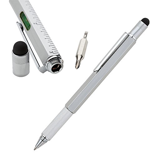 5 in 1 Ingenieur Kugelschreiber mit Stylus von Design Gifts