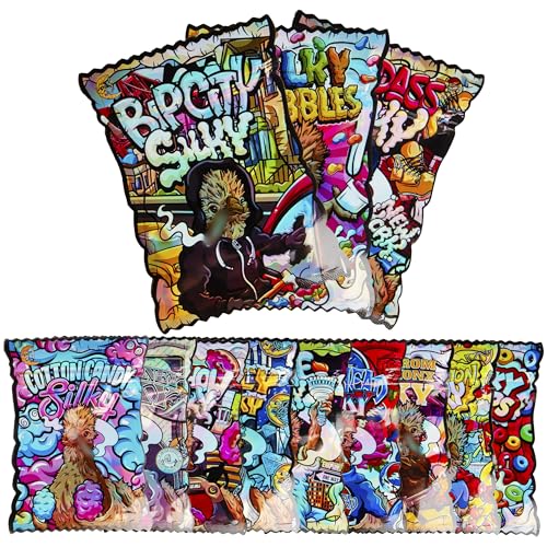 100 Cali Packs 3.5G Bag | Pouch - Small Resealable Smell Proof Mylar Bag | Baggies Bags von Design Paradise