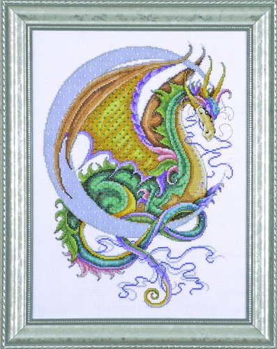 Design Works Crafts Himmlischer Drache Papier, Baumwolle, Multifarbig, 30x40cm von Design Works