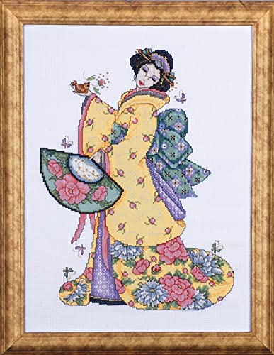 Design Works Kreuzstichvorlage für Bild, Geisha von Design Works