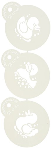 designer stencils c795 Mini, Gummi-Ente Schablone, Beige/semi-transparent von Designer Stencils