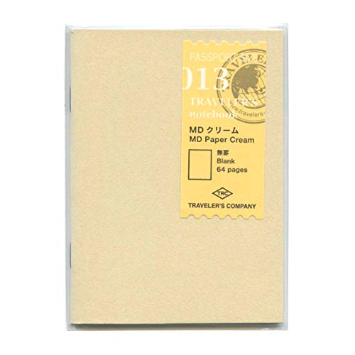 MD Paper Cream Notebook Nachfüllmine 013 für Traveler's Notebook Passport Size von Designphil