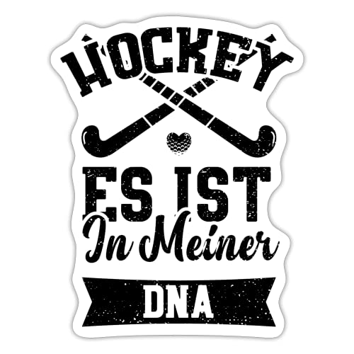 DesignsByJnk5 Sticker Unisex Hockey | Hockey Es Ist In Meiner DNA Aufkleber Feldhockey Spruch | Feld Hockey lustige Sprüche Autoaufkleber Geschenkidee Hockey von DesignsByJnk5