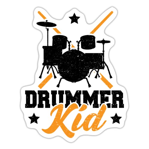 DesignsByJnk5 Sticker Unisex Schlagzeug | Drummer Kid Aufkleber Schlagzeug Spruch | Schlagzeuger lustige Sprüche Autoaufkleber Geschenkidee Schlagzeug von DesignsByJnk5