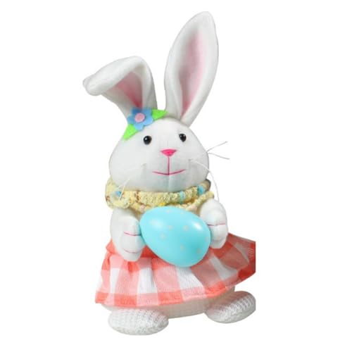 Desikixudy 1 Stück glänzende Osterhase, Elfenpuppe, GNOME mit leuchtenden LED-Lichtern, Geschenke für Kinder 2024, Tisch A von Desikixudy