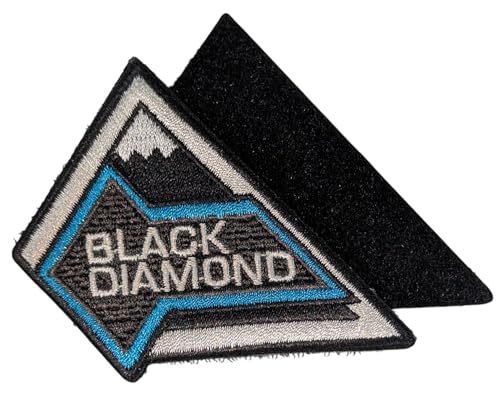 Ford Bronco Aufnäher mit schwarzem Diamant-Logo, bestickt, 7,6 x 6,1 cm, für Kleidung, Jeansjacke, Rucksack, Hut und mehr von Detroit Shirt Company