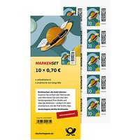 Deutsche Post 0,70 € Briefmarken "Brief auf Umlaufbahn" selbstklebend 10 St. von Deutsche Post