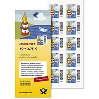 Porto bis 2024: Deutsche Post 2,75 € Briefmarken "Leuchtfederstift" selbstklebend, 10 St. von Deutsche Post