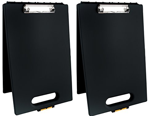 Dexas 1717-912PK Office Clipcase Storage Clipboard, Set of Two, Black, 2 Piece von Dexas