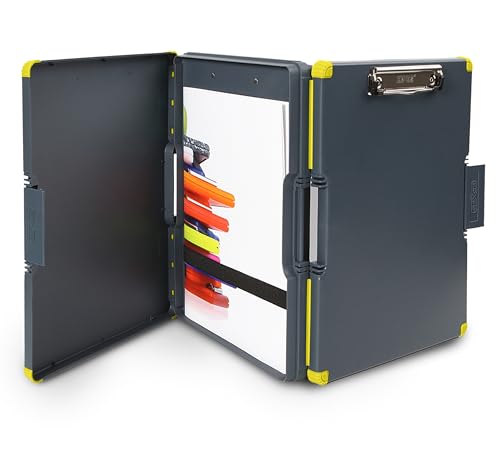 Dexas Duo Clipcase Doppelseitige Aufbewahrungsbox und Organizer, Gelb, 25,4 x 33 x 5,72 cm, 740 g von Dexas