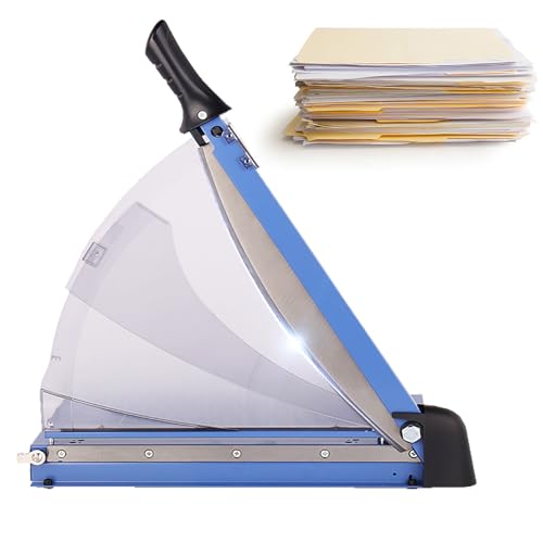 Dfdieratve Robuster Papierschneider Mit Metallsockel, A4 14,75" Professioneller Papierschneider und -Trimmer, SchneidekapazitäT 40 Blatt, für BüRos, Heimschulen von Dfdieratve