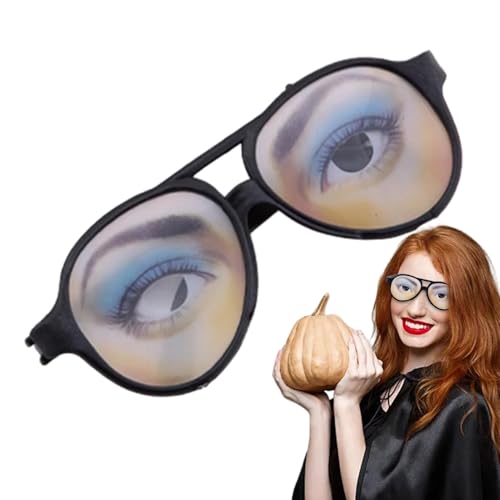 Dfstvup Hässliche Sonnenbrille, lustig, Scherzbrille,Streich-Verkleidungs-Brillenspielzeug | Halloween-Trickspielzeug, ausgefallene Brillen, Foto-Requisiten für den Fools Day an Halloween von Dfstvup