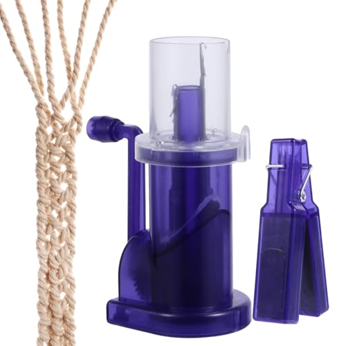 Dgayaeic Handgesiedelte Drahtwicklung und Seilwebmaschine, handbetriebene Strickmaschine, Handspool-Webwerkzeug, kompakt, tragbares, leichtes Design für D-IY-Handwerksarmband Dgayaeic Handgesiedelte Drahtwicklung und Seilwebmaschine, handbetriebene Strickmaschine, Handspool-Webwerkzeug, kompakt, tragbares, leichtes Design für D-IY-Handwerksarmband von Dgayaeic