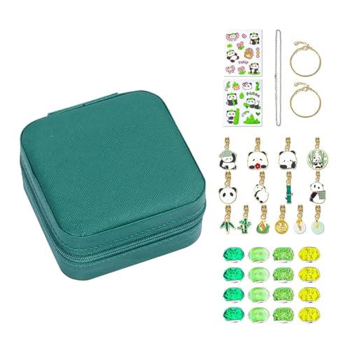 Dgkdek Schmuckherstellungs-Set, Panda-Armband-Sets für Jugendliche – Perlenarmband-Bastelset für Kinder, kleines Perlen-Set, Halskettenherstellung, Bastelset von Dgkdek