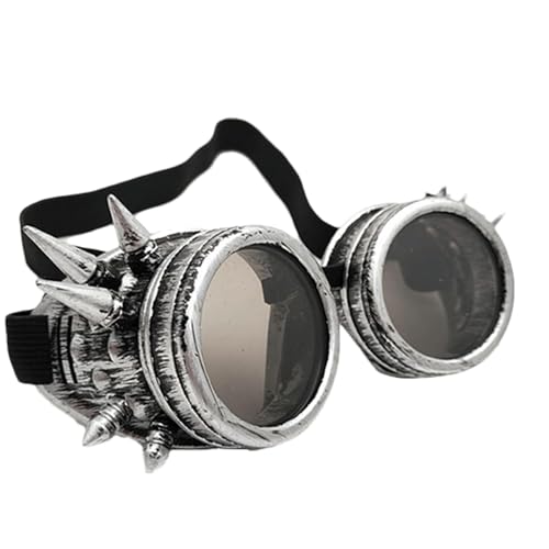 Dgkdek Viktorianische Steampunk-Brille, Steampunk-Brille, viktorianischer Stil, Retro-Steampunk-Brille, hervorragender Schutz für Halloween, Kostümversammlungen von Dgkdek