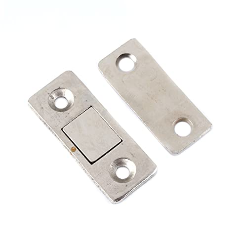 Dhouse 2PCS Türmagnet Magnetschnaepper 12kg Ultra Dünn Möbel Magnetschnäpper Selbstklebend Stark Magnetverschluss Schrank Moebel Magnete Türverschluss für Moebel Schubladen von Dhouse