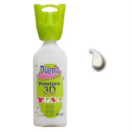 DIAM'S 3D-Farbe für alle Oberflächen, Eisschnee, 37 ml von Diam's