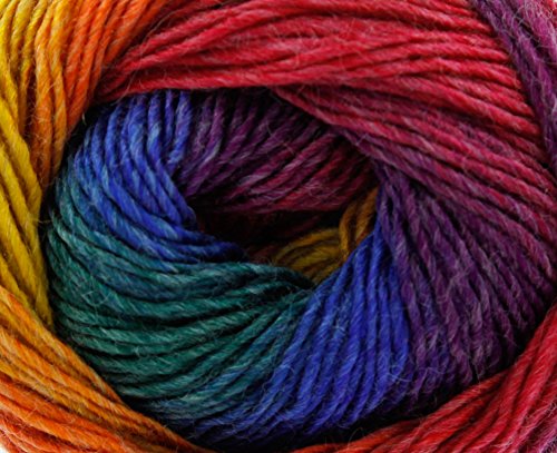 King Cole RIOT DK Strickgarn/Wolle, 100 g (Regenbogen) von Diamante Crafts