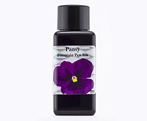 Diamine „Pansy“, Tintenfass für Füllfederhalter, 30 ml von Diamine