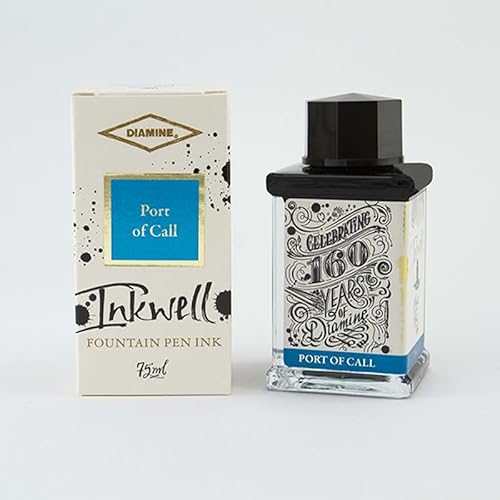 Diamine 160. Jahrestag – 75 ml Füllfederhalter-Tinte – Hafen des Anrufs von Diamine