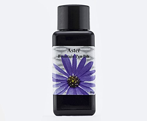 Diamine 30ml Flower Collection Füllfederhalter Tinte Flasche–Aster von Diamine