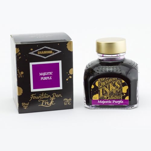 Diamine Füllfederhalter-Tinte, 80 ml, Türkis Majestic Purple von Diamine