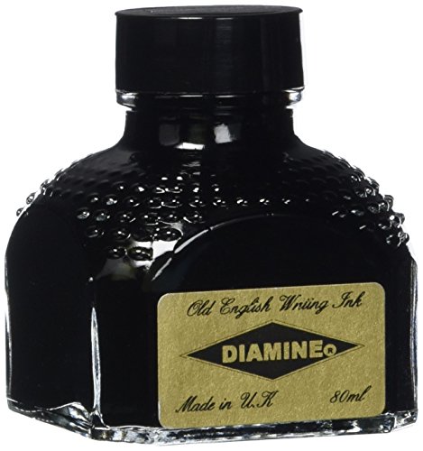Diamine Füllfederhalter-Tinte, 80 ml, Türkis Quarz-Schwarz von Diamine