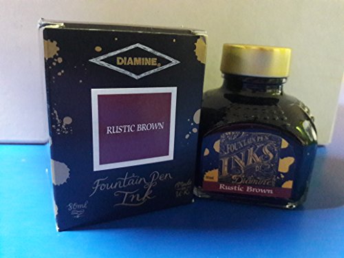 Diamine Füllfederhalter-Tinte, 80 ml, Türkis rustic brown von Diamine