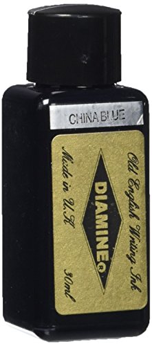 Diamine Ink,China Blue,blau,Tinte für Füllfederhalter,30 ml von Diamine