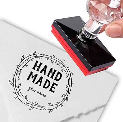 Personalisierter Stempel, rustikal, personalisiert, handgefertigt von personalisierten Hochzeitsstempeln, Rücksendeadress-Etiketten, personalisiert von Diamond drawing