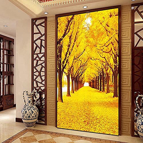 Diamant Painting Nummer Kit große Größe Goldene Allee DIY 5D Diamant Malerei Kit Erwachsene/kinder Vollbohrer Crystal Strass Stickerei Bilder Kreuzstich Handwerk Wall Decor Gemälde 40x80cm von Diamond painting YUSONG