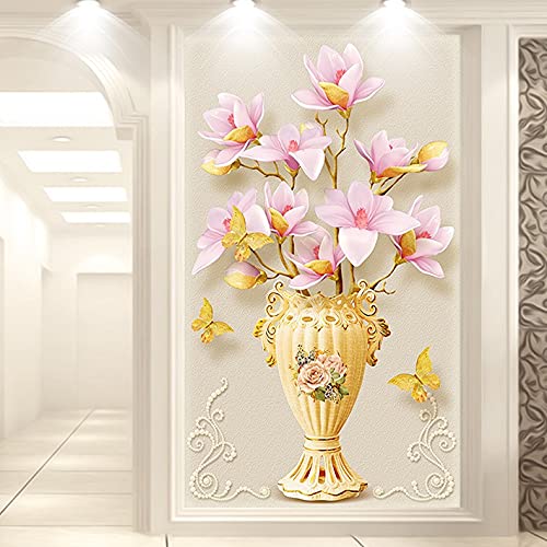 Diamant Painting Nummer Kit große Größe Magnolie DIY 5D Diamant Malerei Kit Erwachsene/kinder Vollbohrer Crystal Strass Stickerei Bilder Kreuzstich Handwerk Wall Decor Gemälde 40x80cm von Diamond painting YUSONG