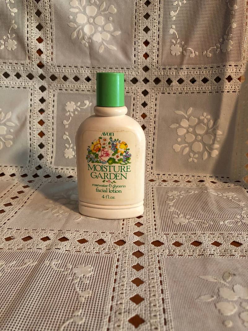 Vintage Avon Rosewater Und Glycerin Moisture Garden Gesichtslotion Behälter...leer von DianneDeals