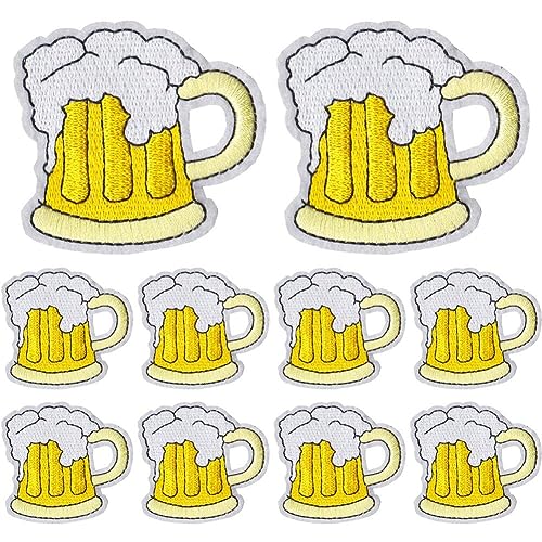 Dianzan Bier Bestickte Flecken Cartoon Drinks Patch Kleidung Thermoklebstoff Für Kleidungsaufkleber Gestickte Flecken von Dianzan